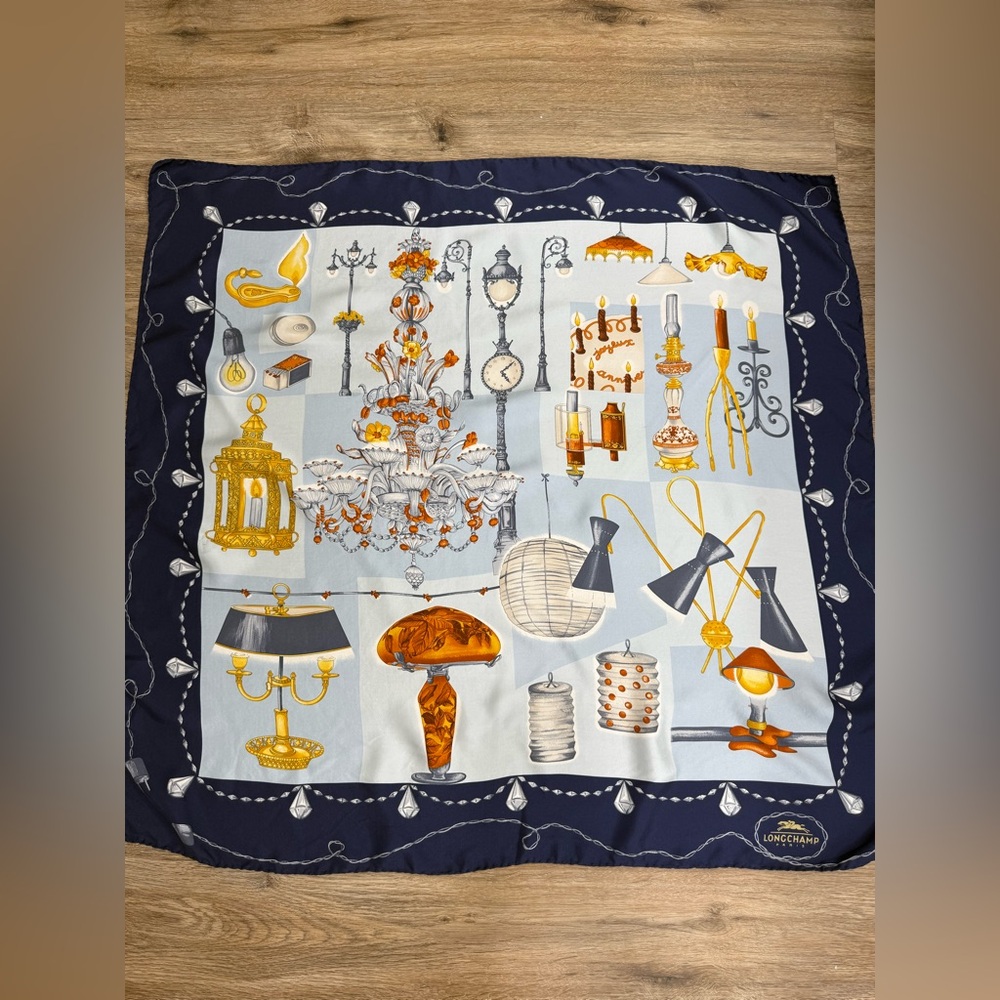 Longchamp Silk Scarf - Picture 3 of 11
